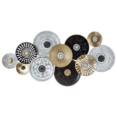 Déco murale IVO métal 134x68cm