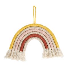 Décoration lumineuse à suspendre arc-en-ciel 14.5x20.5cm