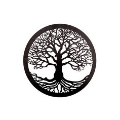Décoration murale arbre de vie métal 40x40cm
