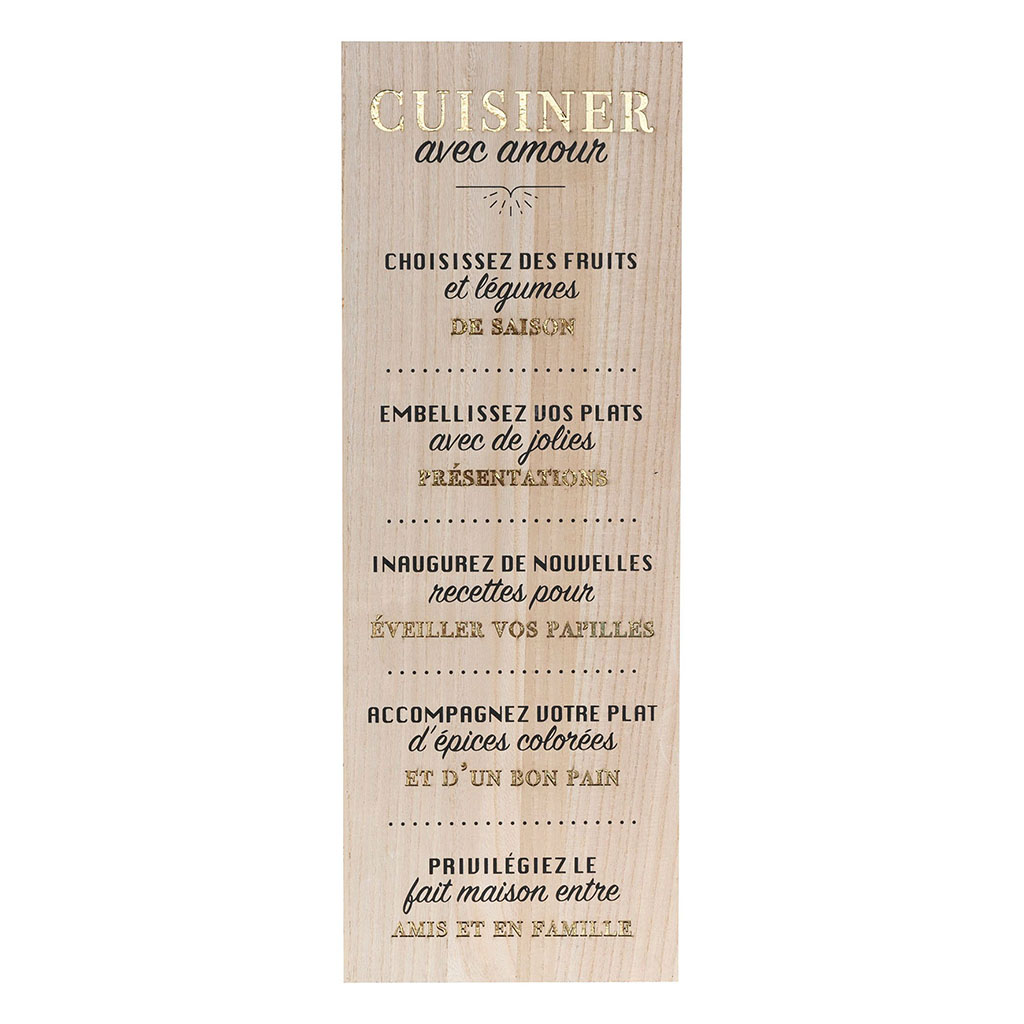 Décoration murale LOUISON 78X28cm