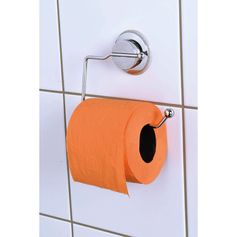 Dérouleur papier toilette chromé avec ventouses 14.5x12x3cm