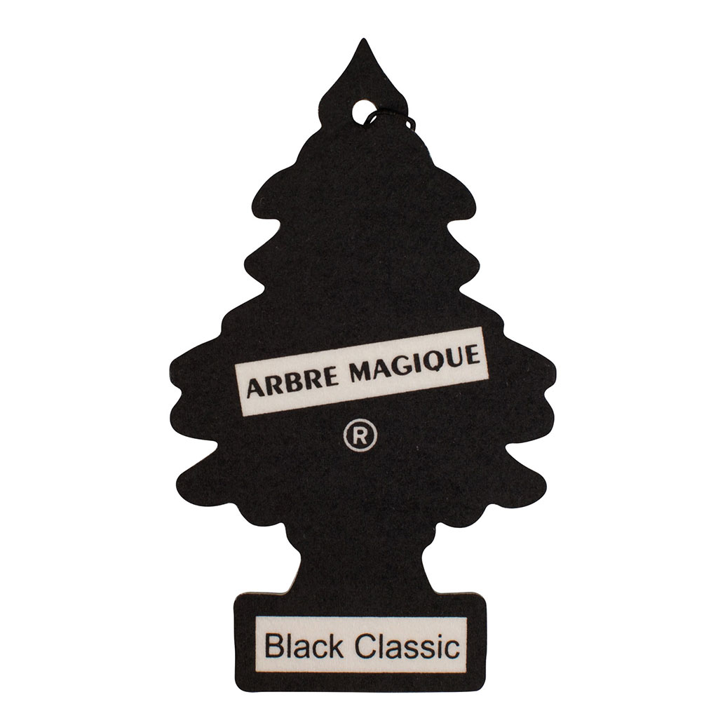 Désodorisant arbre magique black classic 7x12x0.3cm - Centrakor