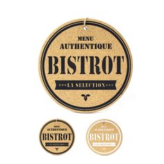 Dessous de plat aimanté BISTROT liège D 19cm