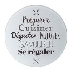 Dessous de plat verre D 20cm