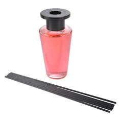 Diffuseur de parfum cône et 6 bâtons fruits rouges 100ml