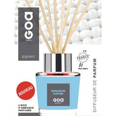 Diffuseur de parfum douceur coton 200ml - GOA