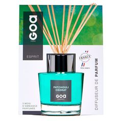 Diffuseur de parfum Esprit Patchouli cédrat 200ml - GOA