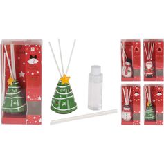 Diffuseur de parfum Noël 50ml céramique 10.5x6x19cm