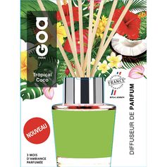 Diffuseur de parfum tropical coco 200ml - GOA