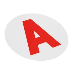 Disque A jeune conducteur moto adhésif D 10cm