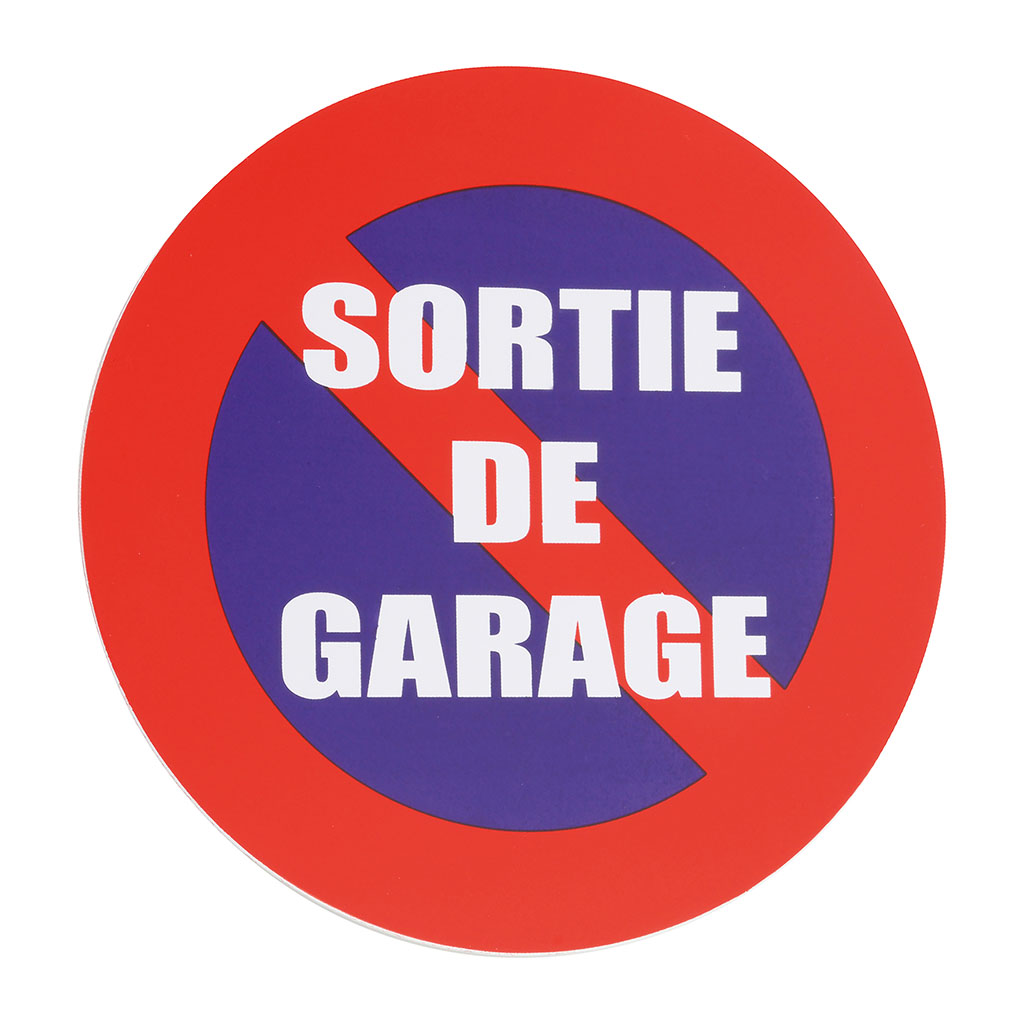 Disque adhésif sortie de garage D 19.5cm