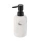 Distributeur de savon polyrésine effet marbre D 7.3x17.5cm