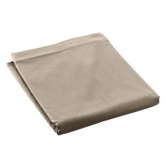 Drap plat percale de coton sable 240x300cm
