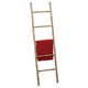 Porte-serviettes échelle bambou 5 barreaux H170cm