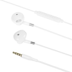 Ecouteurs filaires avec prise jack blanc
