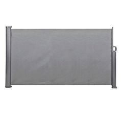 Écran de terrasse rétractable gris 3x1.6m