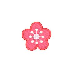 Ecusson thermocollant fleur COL011