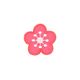 Ecusson thermocollant fleur COL011