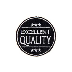 Ecusson thermocollant rond EXCELLENT QUALITY