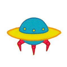 Ecusson thermocollant navette spaciale