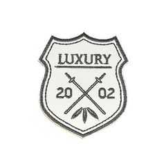 Ecusson thermocollant bouclier LUXURY