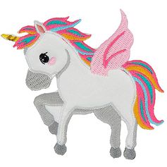 Ecusson thermocollant licorne COL078