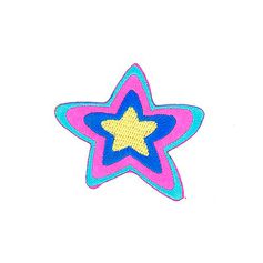 Ecusson thermocollant étoile COL025