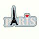 Ecusson thermocollant Paris et Tour Eiffel