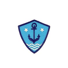 Ecusson thermocollant ancre