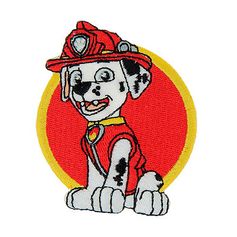 Ecusson thermocollant Marcus Pat' patrouille 3.5x7cm