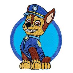 Ecusson thermocollant Pat' patrouille 3.5x7cm