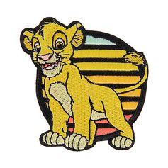Ecusson thermocollant Simba Le Roi Lion