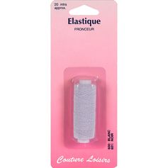 Elastique fronceur blanc 20m