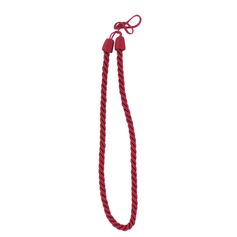 Embrasse corde coton tressé bordeaux D 1.5x30cm