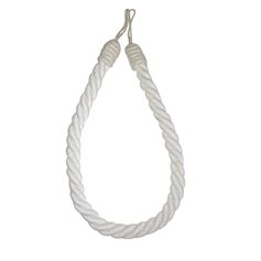 Embrasse corde coton tressé écru D 2.2x60cm