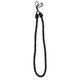 Embrasse corde coton tressé noire D 1.5x30cm