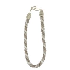 Embrasse corde coton tressé taupe D 2.2x60cm