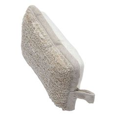 Éponge de bain crème taupe 13x4.5x9cm