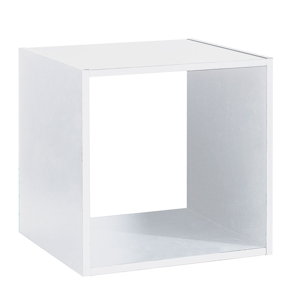 Étagère bois Mix'n Modul 1 casier bois blanc 34.5x34.5x32cm