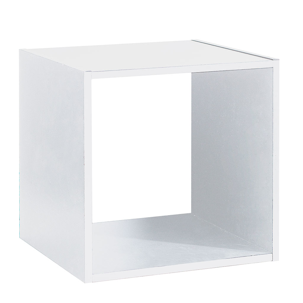 Étagère bois Mix'n Modul 1 casier bois blanc 34.5x34.5x32cm