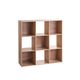 Meuble de rangement Mix'n Modul 9 cases bois naturel 100.5x100.5x32cm