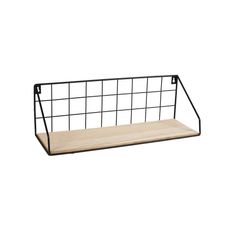Etagère murale en MDF et métal 45x15x14.5cm