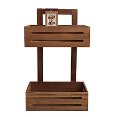 Etagère salle de bain acacia 28x45.5x17cm