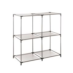 Étagère tube Mix'n Modul 4 casiers 68.5x70x34.5cm