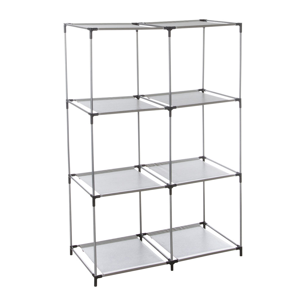 Étagère tube Mix'n Modul 6 casiers 68.5x104x34.5cm