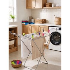 Étendoir à linge métal 18m d'étendage