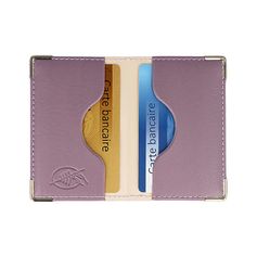 Etui anti-piratage 2 cartes bancaires coloré