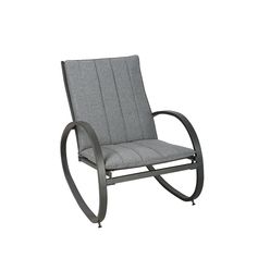 Fauteuil à bascule NEVADA graphite - HESPÉRIDE