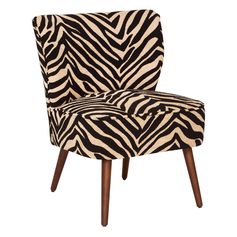 Fauteuil CHIARA beige noir 68.5x62.5x80cm