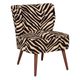 Fauteuil CHIARA beige noir 68.5x62.5x80cm